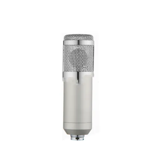 Color: Silver, Style: Plastic - Large-diaphragm condenser microphone
