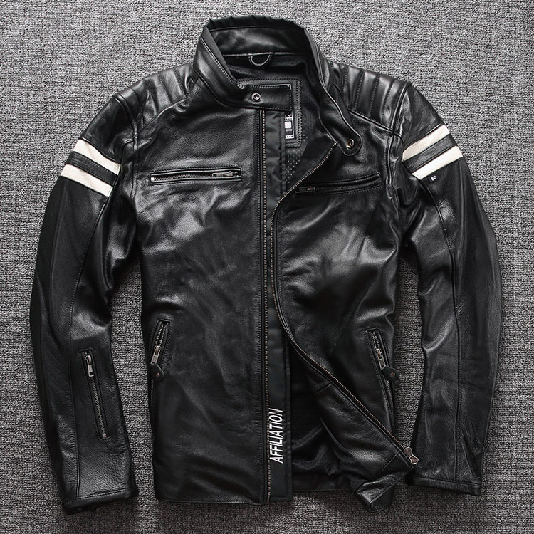 Motorcycle leather jacket - CJdropshipping