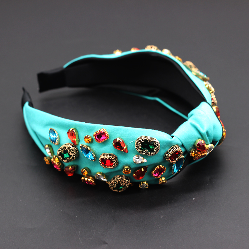 Fashionable Fabric Headband - Blue
