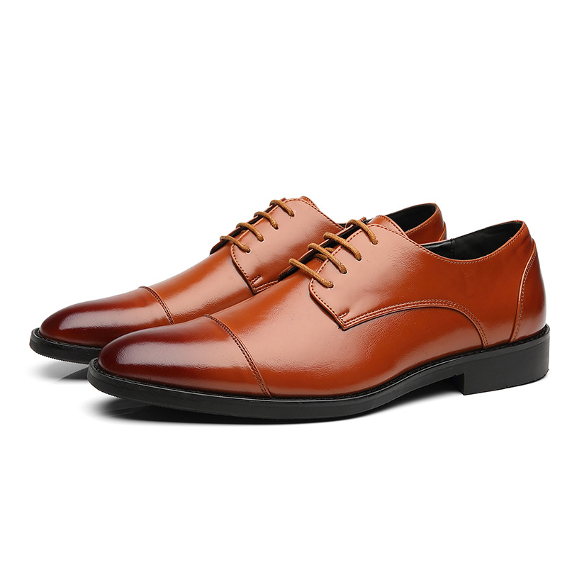 Men's Shoes Business Leather Shoes England - CJdropshipping