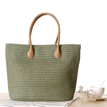 Round Straw Bags Women Summer Rattan Bag Handmade Woven Beach Cross Body Bag—14