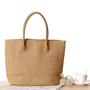 Round Straw Bags Women Summer Rattan Bag Handmade Woven Beach Cross Body Bag—11