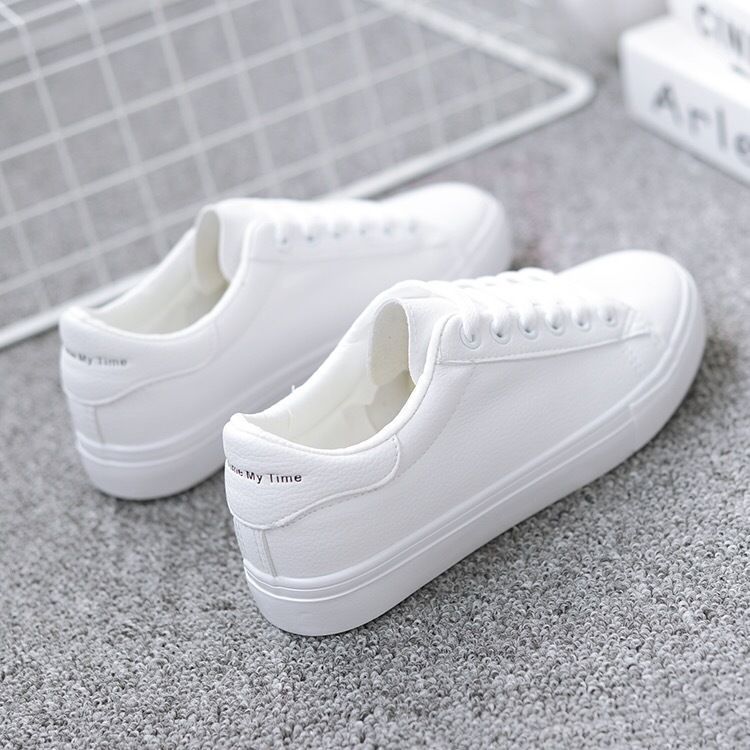 Spring New Casual Flat White Shoes Women - CJdropshipping