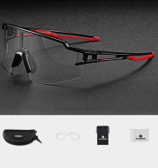 Photochromic Cycling Glasses Polarized Built-in Myopia Frame Sports Sunglasses