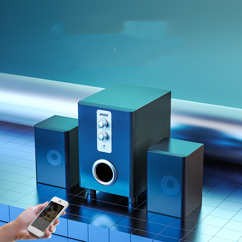 3 in 1 Home Speaker 3.5mm Wired Computer Speakers HD Sound USB Powered Sound Box CJdropshipping