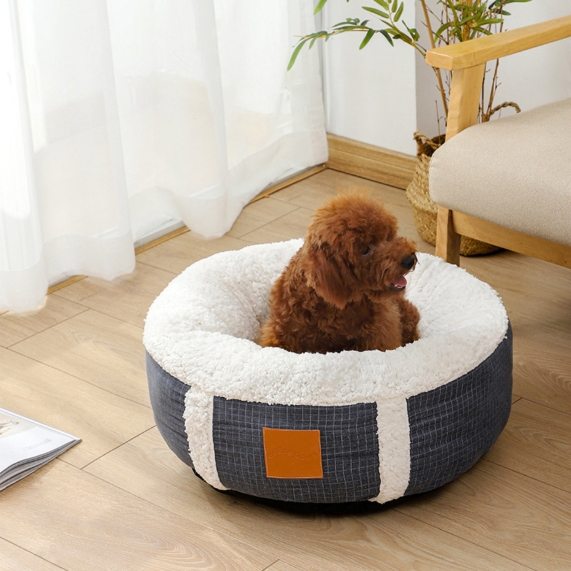 Winter Super Soft Warm Pet Bed Lamb Wool Kennel - CJdropshipping