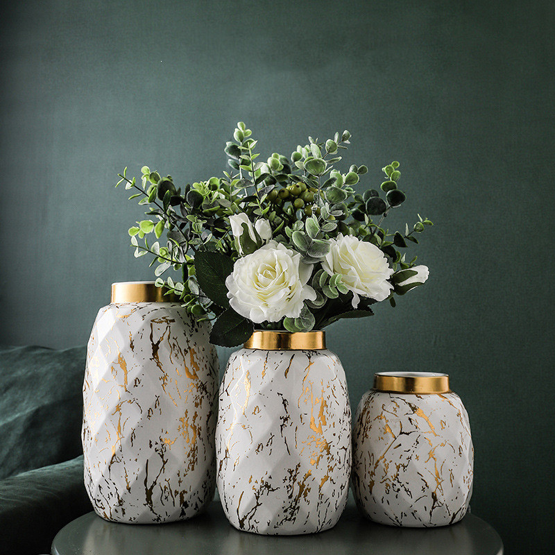 Light Luxury Creative Living Room Ceramic Vase - CJdropshipping