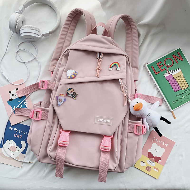 School College Travel Book Bag Backpack Women Girls Fashion Waterproof Campus