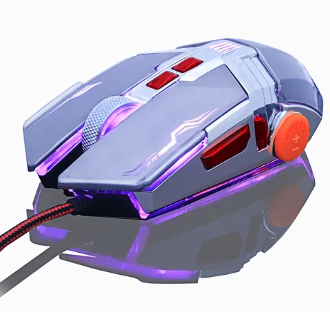 style: E1 - Silent mute computer notebook wired gaming mouse