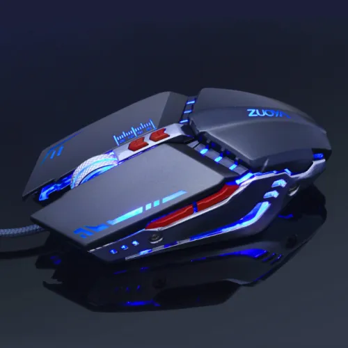 style: A - Silent mute computer notebook wired gaming mouse
