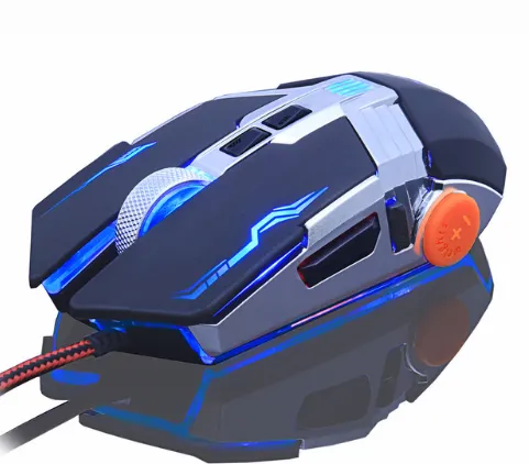 style: E2 - Silent mute computer notebook wired gaming mouse