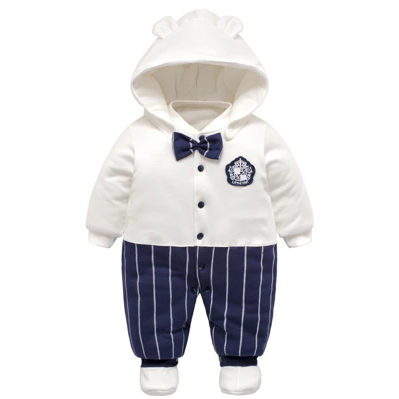 Color: 15 stytle, Size: 6m - The baby thickens the onesie