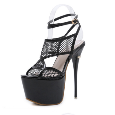 European and American style super high heel stiletto female waterproof platform women's sandals—1