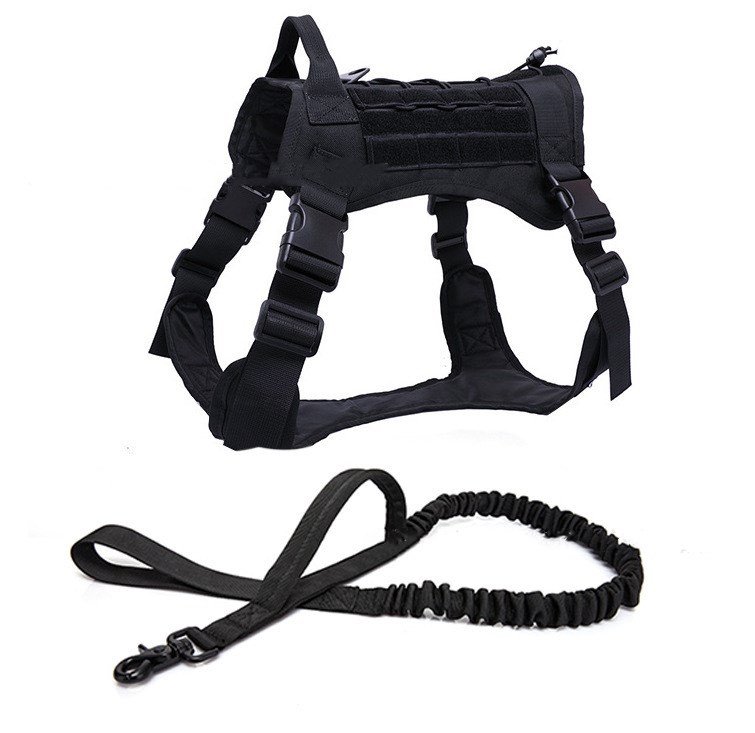 Tactical training large dog chest harness - CJdropshipping