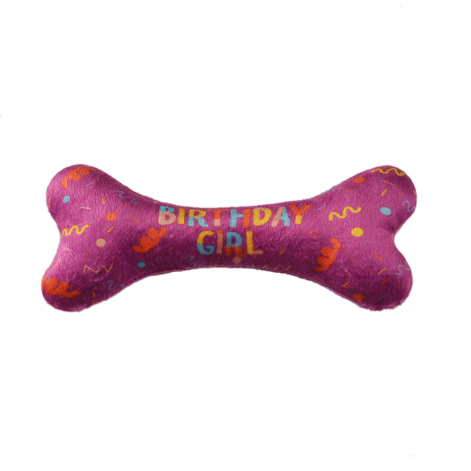 Color: Pink, style: Bone - Pet triangle scarf Dog birthday toy bone saliva towel