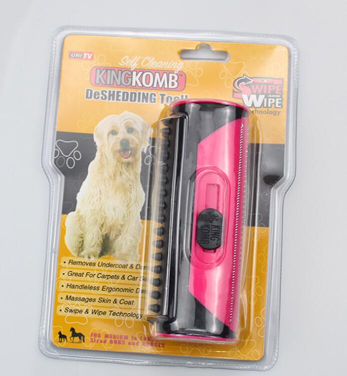 Pet Dog Hair Comb Lint Roller Dog Cat Puppy Cleaning Brush Cats Hair Sofa Carpet