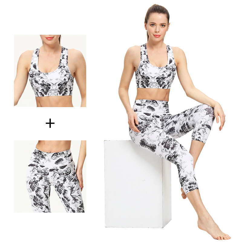 NTwopiece set of sevenpoint yoga pants CJdropshipping
