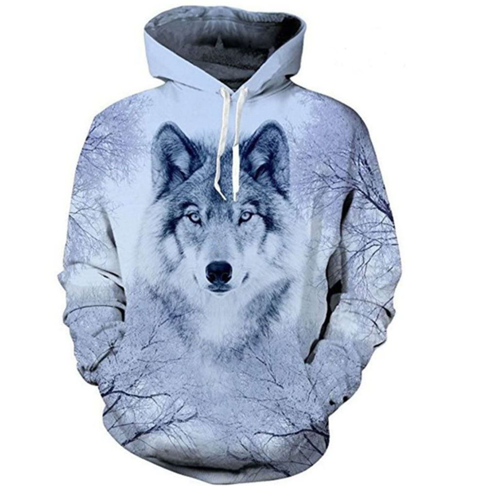 Men's Printed Hooded Sweatshirt