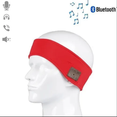 Color: Red - Wireless Music Headband
