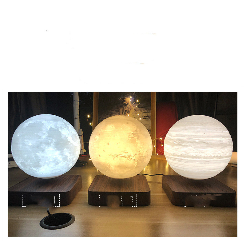 Magnetic levitation desk lamp moon - CJdropshipping