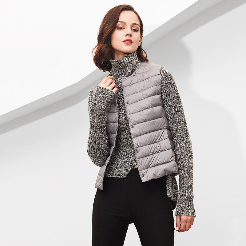 New women's lightweight down vest CJdropshipping