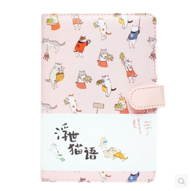 Cartoon magnetic buckle notebook color page hand ledger—1