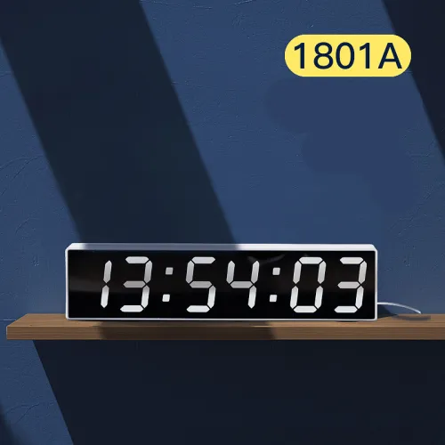 Style: No alarm, Model: 220v US - Hongchuang electronic alarm clock for students