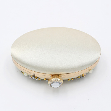 Round Egg Shaped Diamond Clutch Bag—2