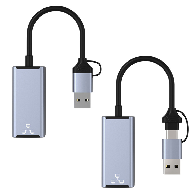 <ul> <li><strong>Fast Transmission:</strong> 10/100/1000Mbps speeds for versatile networking</li> <li><strong>USB Connectivity:</strong> Easy installation with plug-and-play functionality</li> <li><strong>Compact Size:</strong> 51<em>23</em>16mm for easy integration</li> <li><strong>Port Type:</strong> RJ-45 for stable Ethernet connection</li> <li><strong>Model Options:</strong> HC-72S Gray (100M 2-in-1) and Gigabit (2-in-1)</li> </ul>