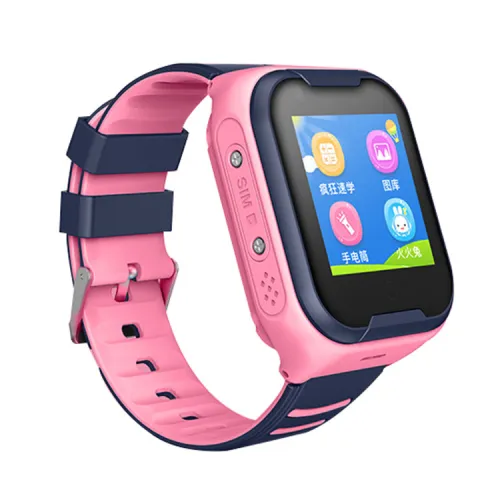 Color: Pink, Model: Asia Pacific Version - Torntisc Kids Smart Watch SOS Anti-lost Baby 4G SIM Card GPS WIFI Call Location LBS Tracking Smartwatch