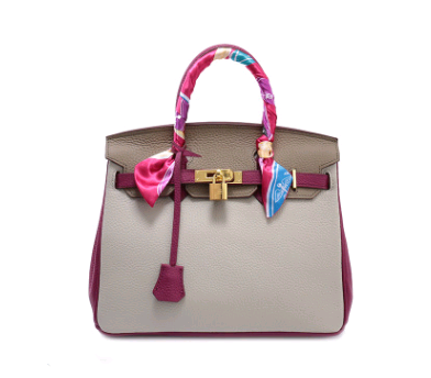 2021 new leather female bag top layer leather lychee pattern platinum bag handbag fashion trend diagonal shoulder bag—8