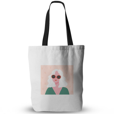 New oil painting girl canvas bag—2