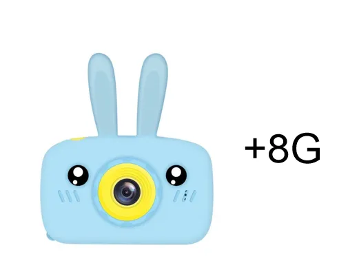 Color: Blue with 8G - Children's camera