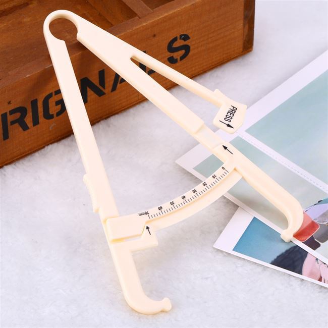 Fat Caliper Skin Fold Thickness Meter Body Fat Measuring Instrument ...