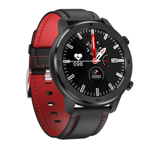 Color: Black red - DT78 Smart Sports Watch IP68 Waterproof