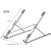 X Style Adjustable Foldable Aluminum Laptop Stand