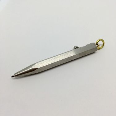 Six-sided stainless steel brass pen—1