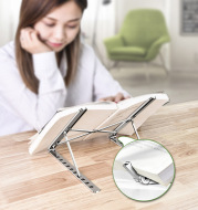 X Style Adjustable Foldable Aluminum Laptop Stand