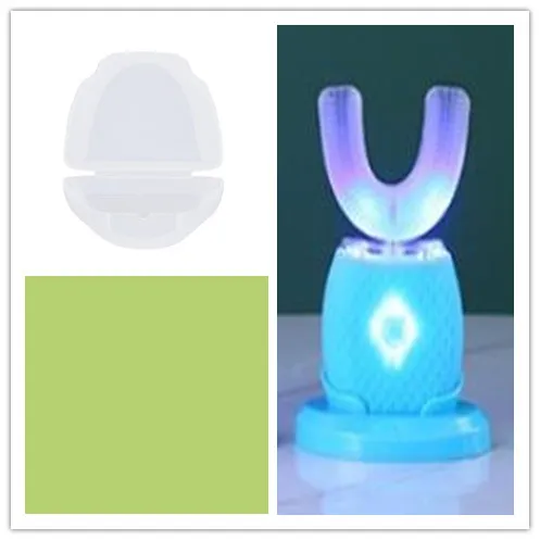 Color: SETC - Smart Electric Toothbrush USB Rechargeable U-shaped Tooth