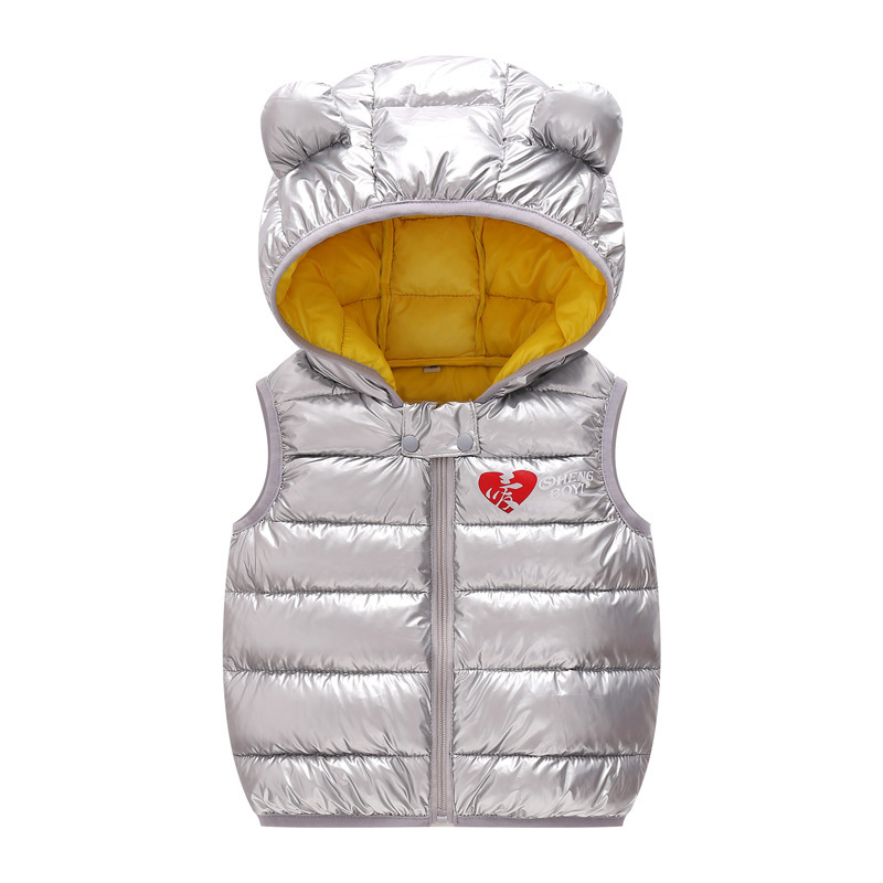 Children Warm Down Vest Autumn Baby Boys Girls Sleeveless Waistcoat Kids Outerwe - Picture 7 of 7