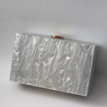 Pearlescent Acrylic Box Bag—4