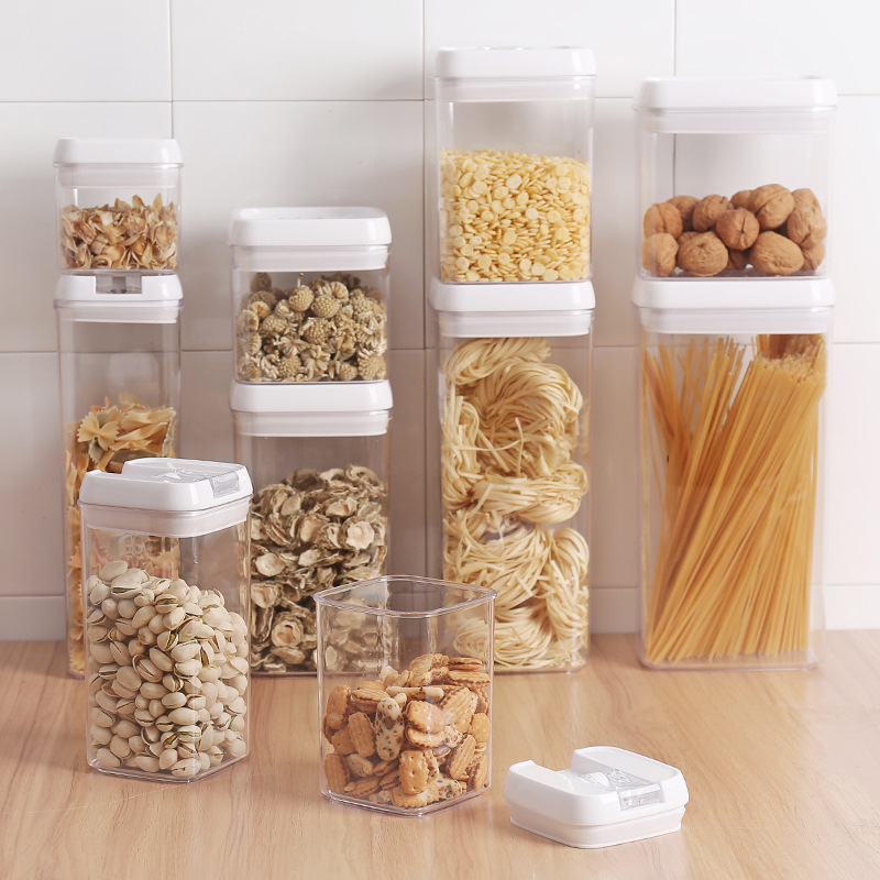 Square Plastic Snack Storage Box - CJdropshipping