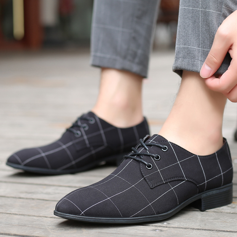 Canvas leather shoes CJdropshipping