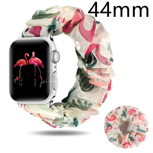Color: Flamingo Champagne44mm - Hair Tie Strap Calico Hair Tie