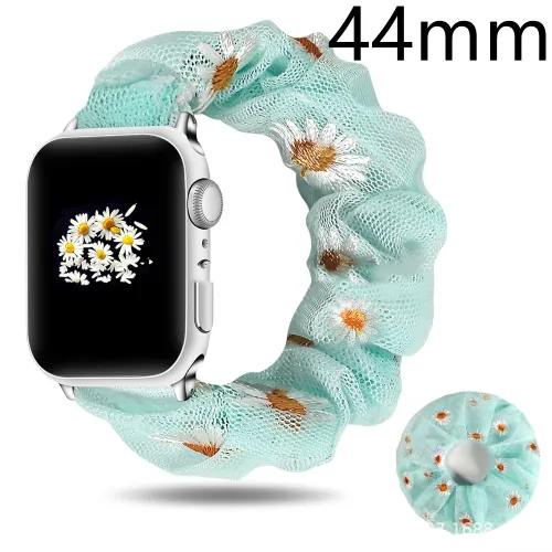 Color: Daisy blue44mm - Hair Tie Strap Calico Hair Tie