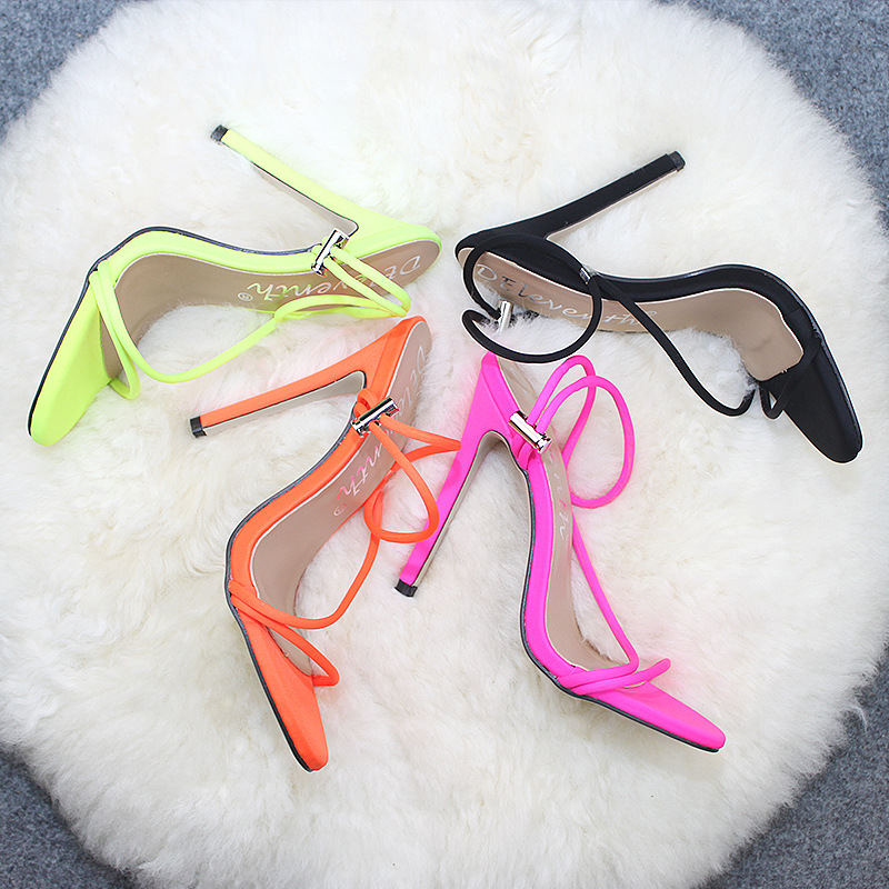 Candy bright high heels plus size women's shoes - CJdropshipping