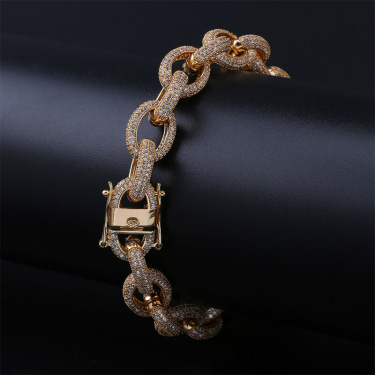 Iced out Twisted Bracelet—2