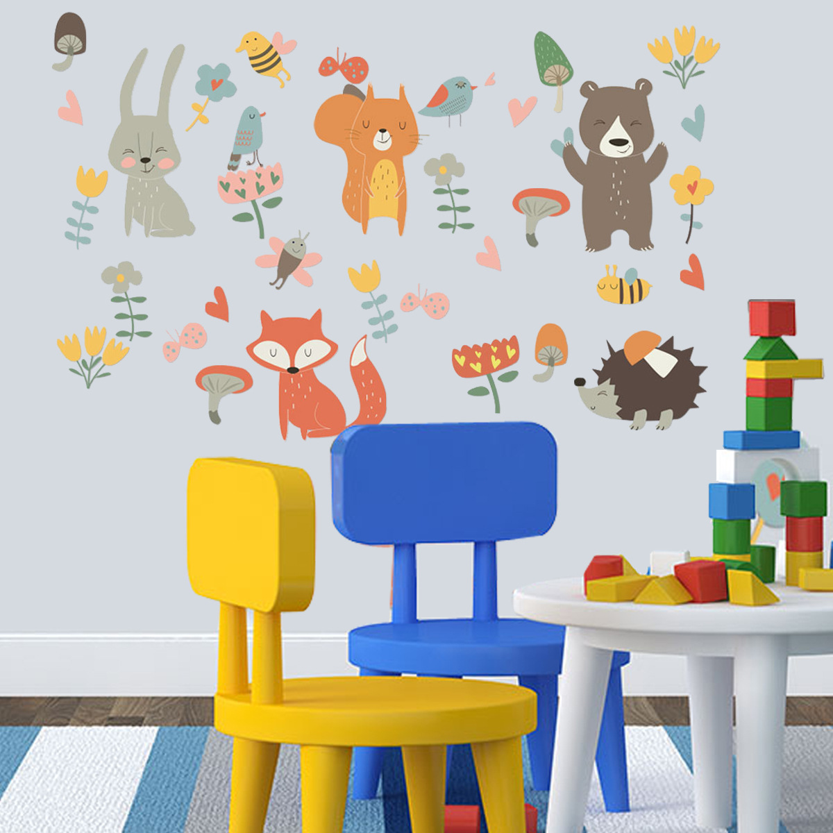 Children's Room Kindergarten Family Decoration Wall Stickers ...