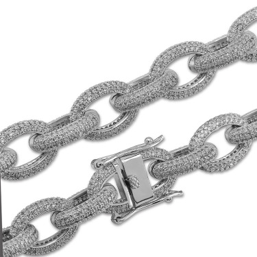 Iced out Twisted Bracelet—4