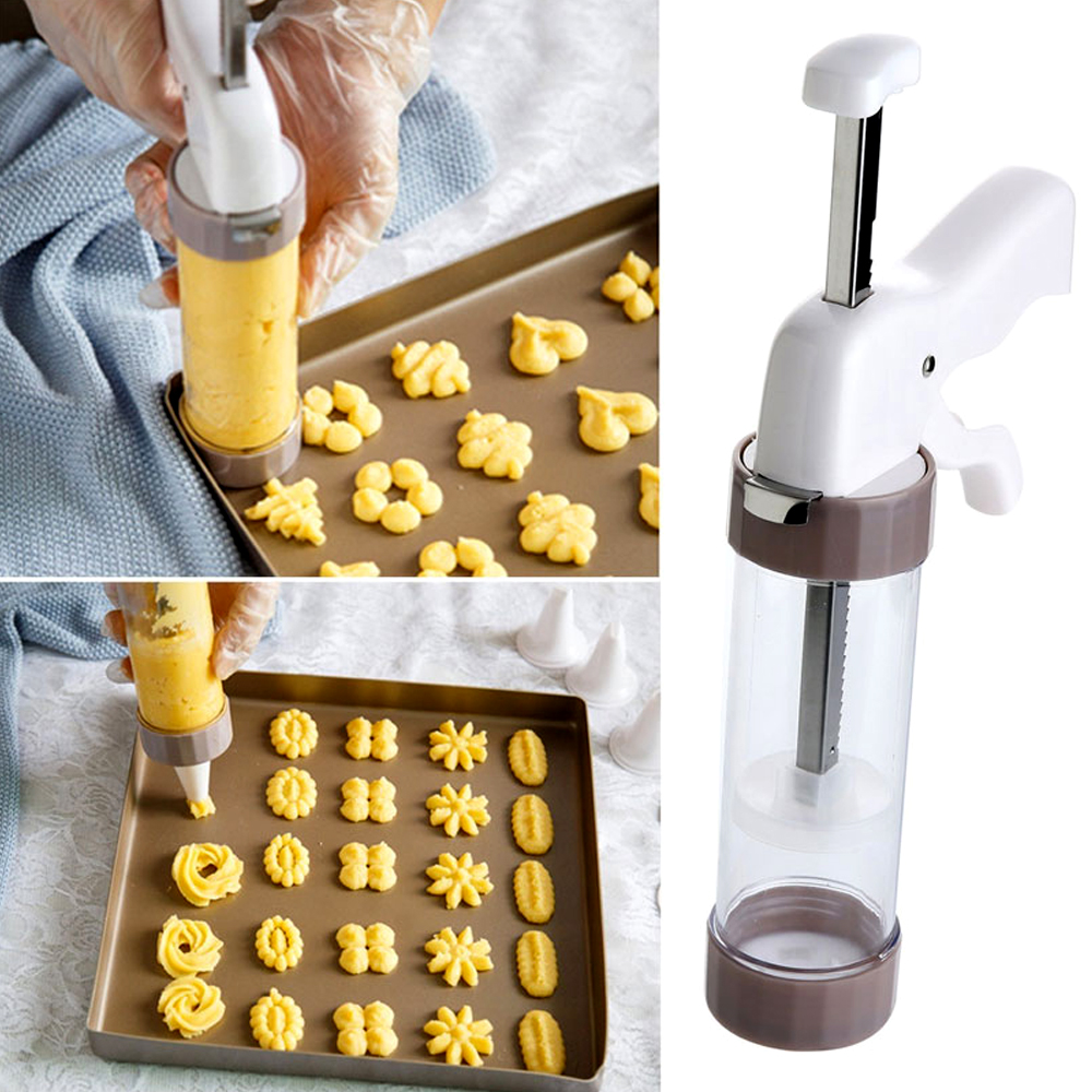 Cookie Press Kit Cookie Press Making Gun Biscuits Cake Mold Cookie